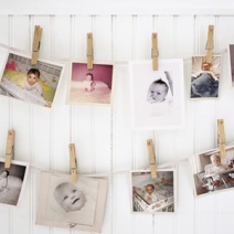 Clothes Pin Garland from Realsimple
